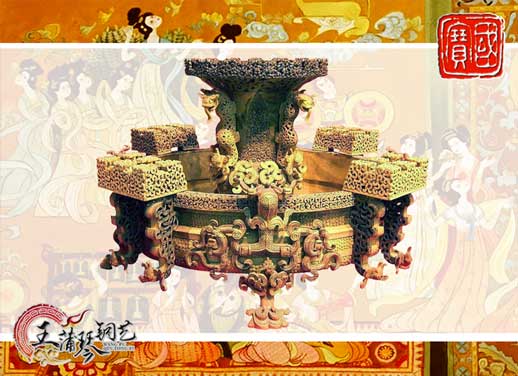 銅尊盤，曾侯乙尊盤，國寶級文物之一